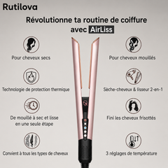 Ritulova AirLiss Lisseur 2 en 1 & Technologie ionique